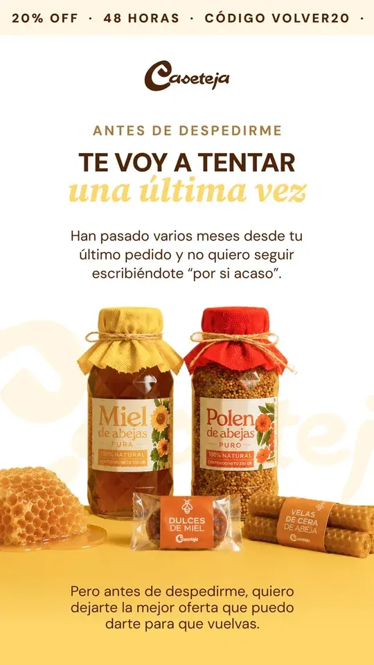 Email diseñado para Caseteja